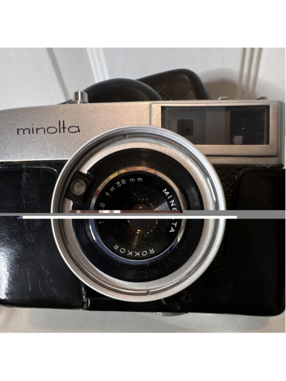 Minolta Autopak 700 Rangefinder Camera Rokkor 38mm f/2.8 Lens with Case